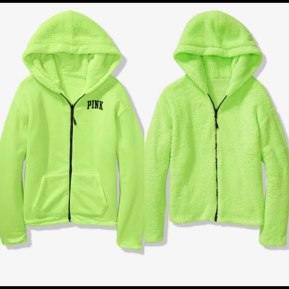 PINK sherpa jacket NEW
